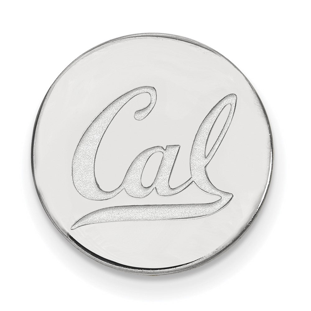 Sterling Silver Rhodium-plated LogoArt University of California Berkeley Lapel Pin
