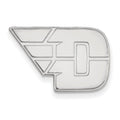 Sterling Silver Rhodium-plated LogoArt University of Dayton Lapel Pin