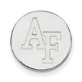 Sterling Silver Rhodium-plated LogoArt United States Air Force Academy A-F Lapel Pin