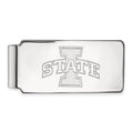 10k White Gold LogoArt Iowa State University Money Clip