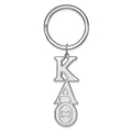 Sterling Silver Rh-plated LogoArt Kappa Alpha Theta Key Chain