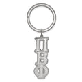 Sterling Silver Rh-plated LogoArt Pi Beta Phi Key Chain