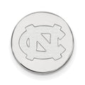 Sterling Silver Rhodium-plated LogoArt University of North Carolina N-C Lapel Pin