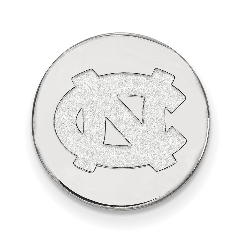 14k White Gold LogoArt University of North Carolina N-C Lapel Pin
