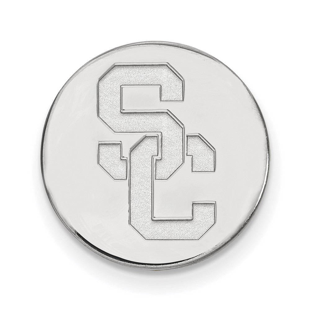 14k White Gold University of Southern California S-C Lapel Pin