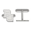 Sterling Silver Rhodium-plated LogoArt Baylor University Bears Cuff Links