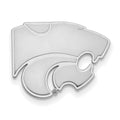 14k White Gold LogoArt Kansas State University Wildcat Lapel Pin