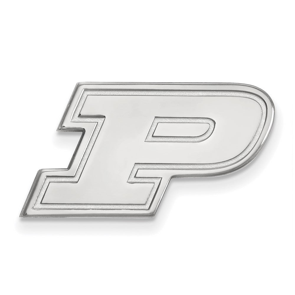 14k White Gold LogoArt Purdue University Letter P Lapel Pin