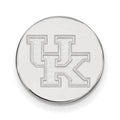 Sterling Silver Rhodium-plated LogoArt University of Kentucky U-K Lapel Pin