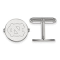 Sterling Silver Rhodium-plated LogoArt University of North Carolina N-C Cuff Links