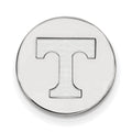 14k White Gold LogoArt University of Tennessee Letter T Lapel Pin