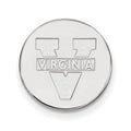 Sterling Silver Rhodium-plated LogoArt University of Virginia Lapel Pin