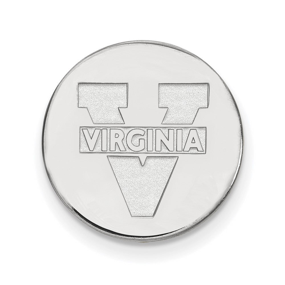 14k White Gold LogoArt University of Virginia Lapel Pin