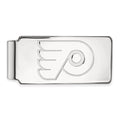 10k White Gold NHL LogoArt Philadelphia Flyers Money Clip