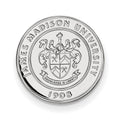 14k White Gold LogoArt James Madison University Crest Lapel Pin