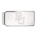 10k White Gold LogoArt Baylor University Bears Money Clip