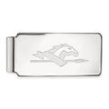 10k White Gold LogoArt Longwood University Horse Money Clip
