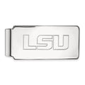 10k White Gold LogoArt Louisiana State University L-S-U Money Clip