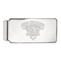 10k White Gold LogoArt University of New Orleans Privateers Money Clip