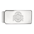 10k White Gold LogoArt The Ohio State University Money Clip