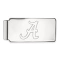 10k White Gold LogoArt University of Alabama Money Clip