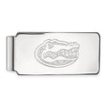 Sterling Silver Rhodium-plated LogoArt University of Florida Gator Money Clip