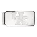 10k White Gold LogoArt University of Kentucky U-K Money Clip