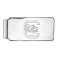 10k White Gold LogoArt University of South Carolina Money Clip