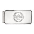 10k White Gold LogoArt Montana State University Crest Money Clip