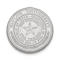 Sterling Silver Rhodium-plated LogoArt Baylor University Crest Lapel Pin