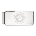 Sterling Silver Rhodium-plated LogoArt Syracuse University Crest Money Clip