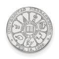 14k White Gold LogoArt University of Nebraska Crest Lapel Pin