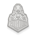 Sterling Silver Rhodium-plated LogoArt Purdue University Boilermakers Train Logo Lapel Pin