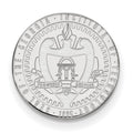 14k White Gold LogoArt Georgia Institute of Technology Crest Lapel Pin