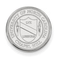 14k White Gold LogoArt University of North Carolina Crest Lapel Pin