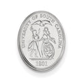 14k White Gold LogoArt University of South Carolina Crest Lapel Pin