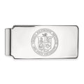 10k White Gold LogoArt Virginia Tech Crest Money Clip