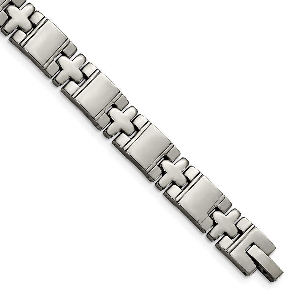 Chisel Titanium Polished 8.25 inch Bracelet, 8.25 x 10 mm