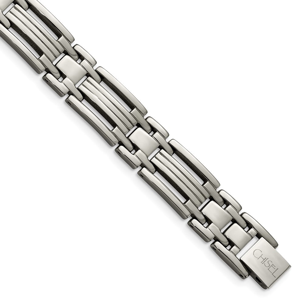 Chisel Titanium Polished 8.5 inch Bracelet, 8.75 x 11 mm