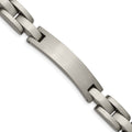 Chise Titanium Brushed 8.75 inch ID Bracelet, 8.75 x 10 mm
