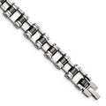 Chisel Stainless Steel Polished with Magnetic Links 8.5 inch Bracelet, 8.5 x 10 mm