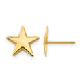 14k Nautical Star Post Earrings, 11 x 11 mm