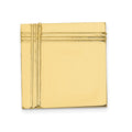 14k Mens Square with Line Design Tie Tac