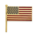 14k Enameled U.S. Flag Tie Tac