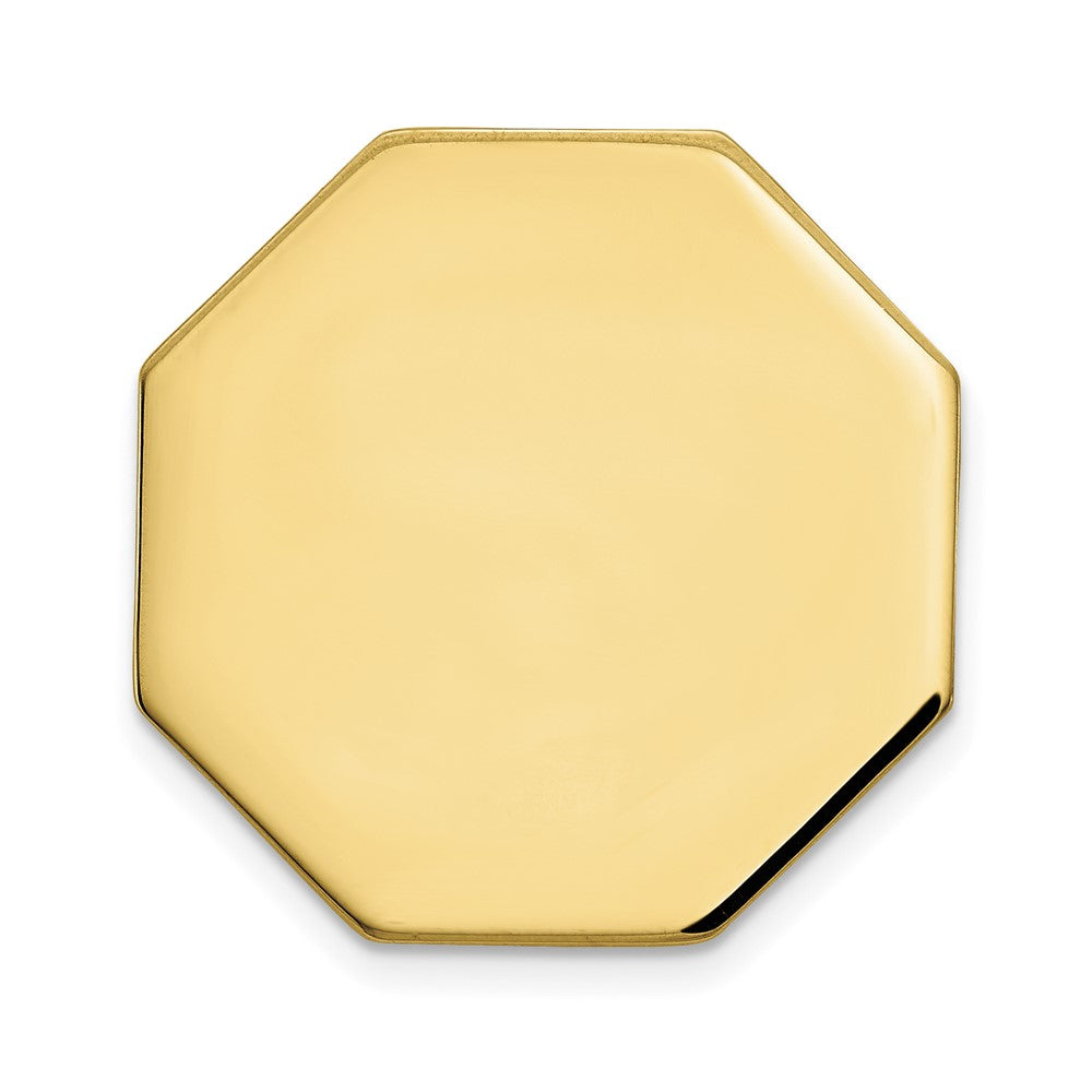 14K Mens Octagon Tie Tac