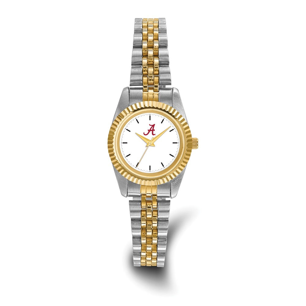 LogoArt University of Alabama Pro Two-tone Ladies Quartz Watch