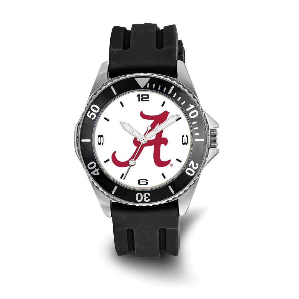 LogoArt University of Alabama Collegiate Gents Silicone Strap Quartz Watch