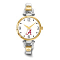 LogoArt University of Alabama Elegant Ladies Two-tone Quartz Bracelet Watch