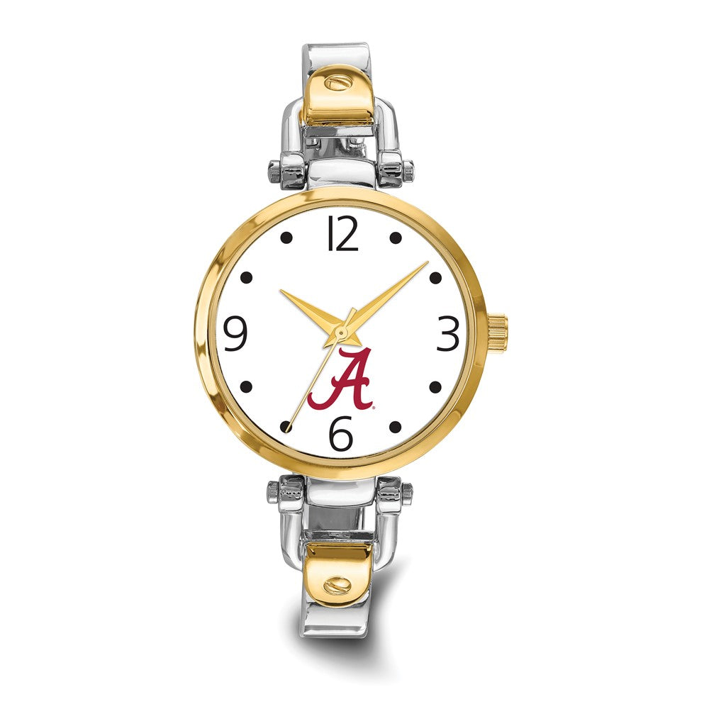 LogoArt University of Alabama Elegant Ladies Two-tone Quartz Bracelet Watch