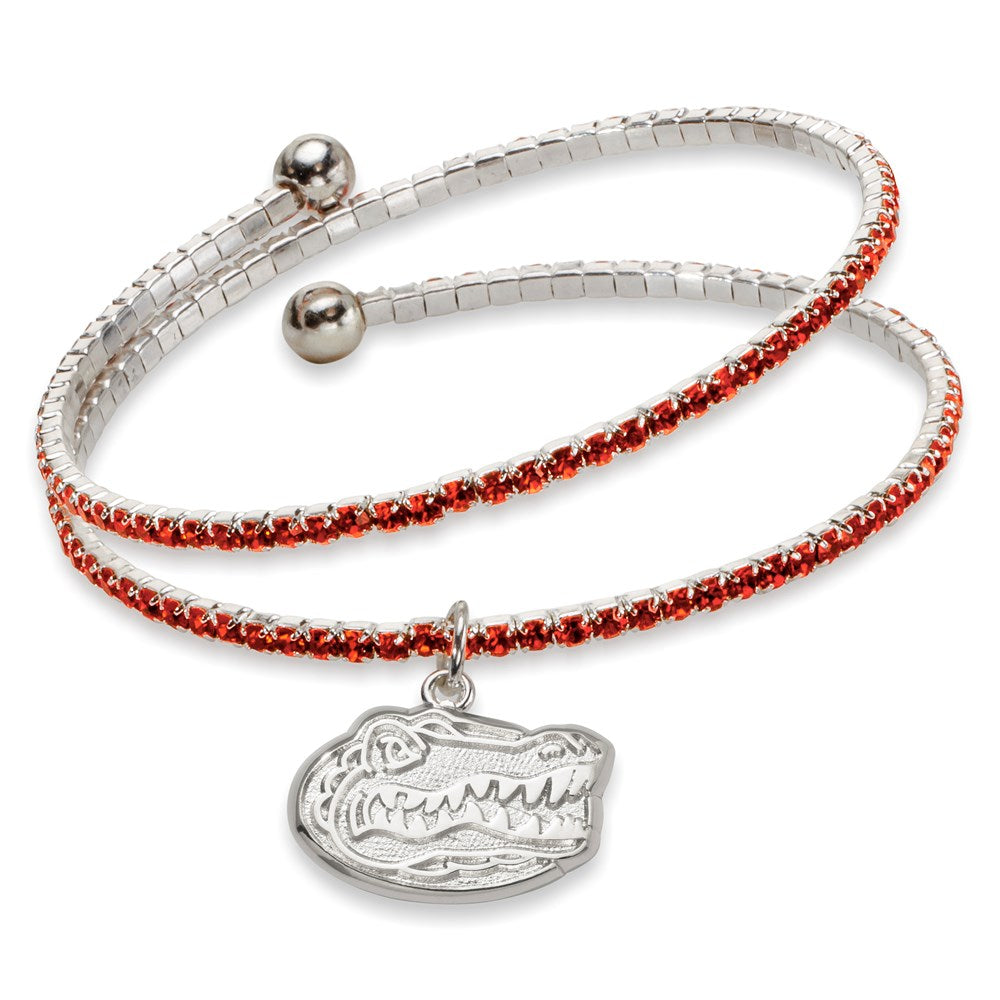UNIV OF FLORIDA AMPED LOGO CRYSTAL BRACELET